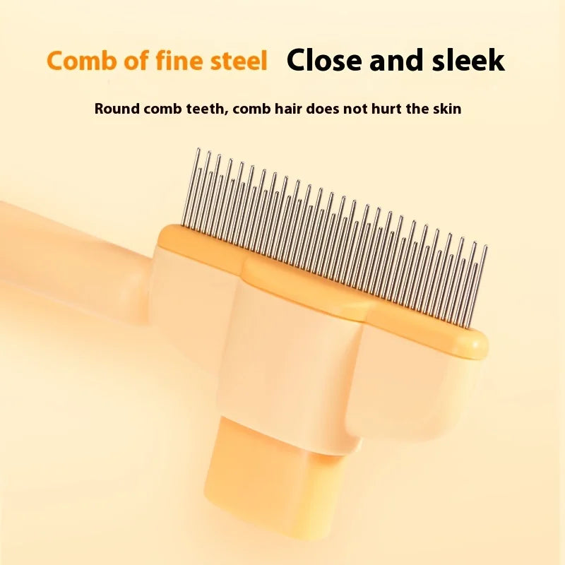 Pet Hair Remover Brush – Grooming Comb for Long-Haired Dogs & Cats